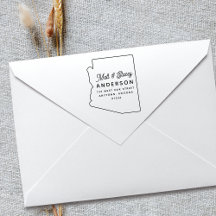 Moderne, einfache Rücksendeadresse ARIZONA Staat