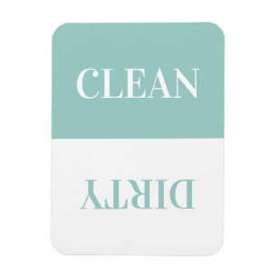 Moderne einfache saubere Spülmaschine Magnet