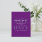 Moderne, einfache Save the Date Einladung Postkarte (Stehend Vorderseite)