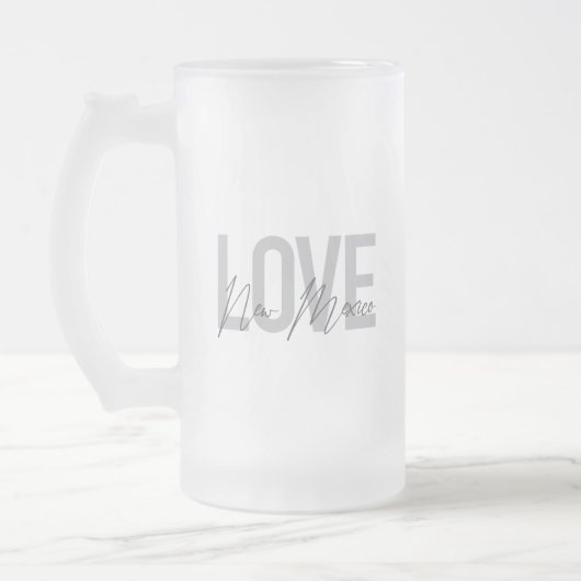 Moderne, einfache, schicke, coole Design-Liebe New Mattglas Bierglas (Links)