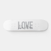 Moderne, einfache, schicke, coole Design-Liebe New Skateboard (Horizontal)