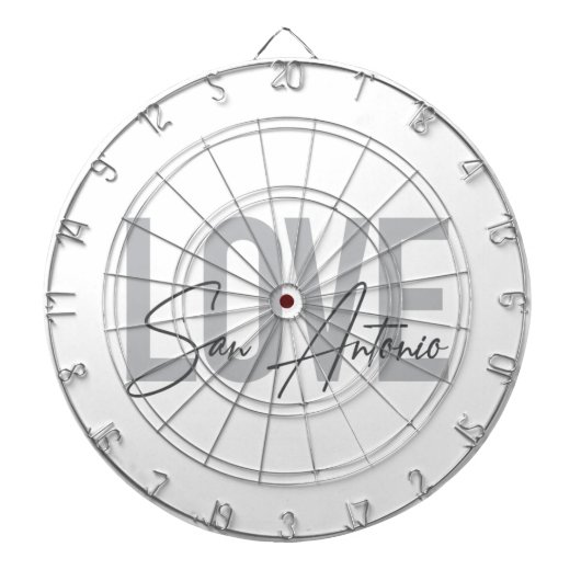 Moderne, einfache, schicke, coole Design Liebe San Dartscheibe (vorne)