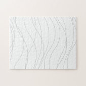 Moderne, einfache, schicke, elegante, wellenförmig puzzle (Horizontal)