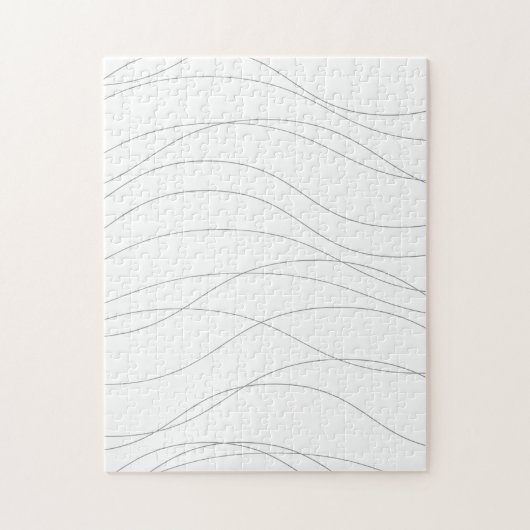 Moderne, einfache, schicke, elegante, wellenförmig puzzle (Vertikal)