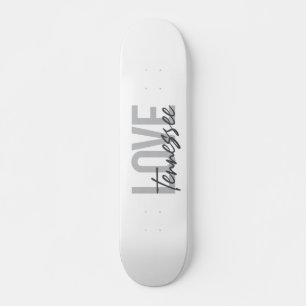 Moderne, einfache, schicke, urbane Liebe Tennessee Skateboard