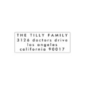 Moderne, einfache Schlichte Hochzeitsreise Permastempel (Design)