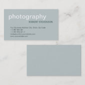 Moderne, einfache Schlichte Visitenkarte (Vorne/Hinten)