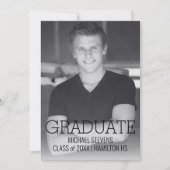 Moderne, einfache Schwarz-Weiß-Ausbildung Ankündigung (Vorderseite)