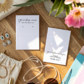 Moderne, einfache Schwarz-Weiß-Ohrring-Grafikkarte