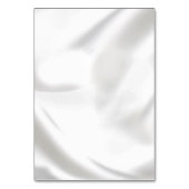 Moderne, einfache Schwarz-weiße, elegante Script-H Tischnummer (Rückseite)