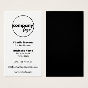 MODERNE EINFACHE SCHWARZ-WEISSE LOGO-MARKENVERZEIC