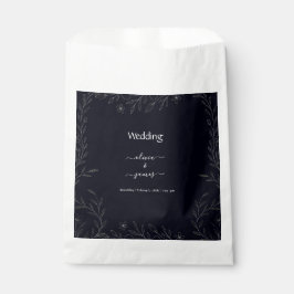 Moderne, einfache schwarz-weiße, minimalistische, geschenktütchen