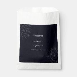 Moderne, einfache schwarz-weiße, minimalistische, geschenktütchen