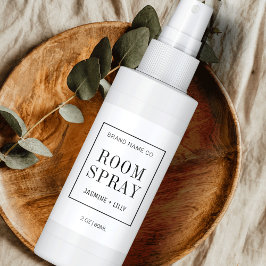 Moderne, einfache Schwarz-weiße Raumflasche