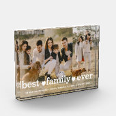 Moderne, einfache Skriptfotografie Fotoblock (Links)