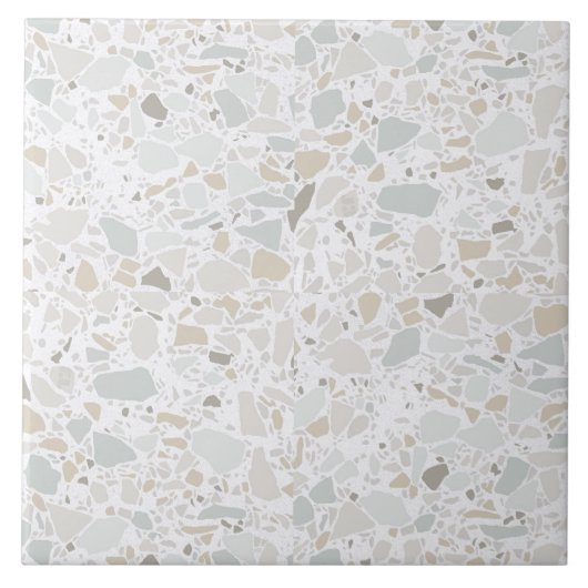 Moderne, einfache Terrazzo Fliese (Vorderseite)