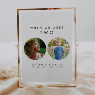 Moderne Einfache Tischnummer im Foto