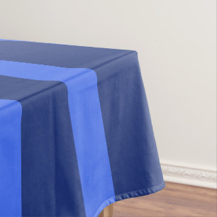 Moderne einfache Tone Stripe Geometric blue Tischdecke