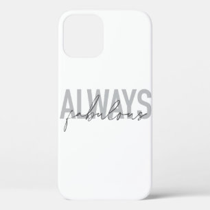 Moderne, einfache, trendige Typografie immer Fabul Case-Mate iPhone Hülle