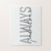 Moderne, einfache, trendige Typografie immer Fabul Puzzle (Vertikal)