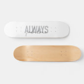 Moderne, einfache, trendige Typografie immer Fabul Skateboard (Horizontal)