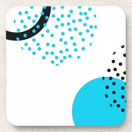 Moderne, einfache, trendige, urbane Kreisgrafik Getränkeuntersetzer (Vorderseite)