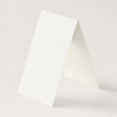 Moderne einfache trendy minimalistisches Plain Cre Visitenkarten (Rückseite)