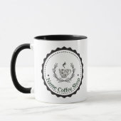Moderne einfache Treuekarte für Coffeeshops Tasse (Links)