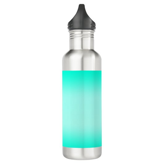 Moderne, einfache, türkisfarbene Farbe Edelstahlflasche (Links)