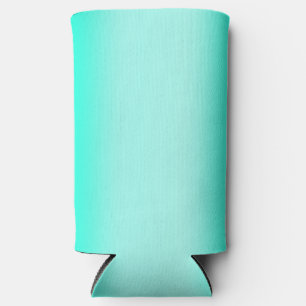 Moderne, einfache, türkisfarbene Farbe Selters Dosenkühler