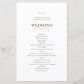 Moderne, einfache Typografie. Elegantes Hochzeitsp (Vorderseite)