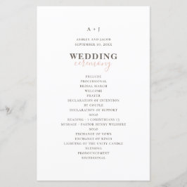 Moderne, einfache Typografie. Elegantes Hochzeitsp