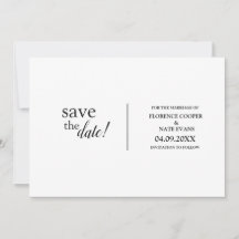 Moderne, einfache Typografie-Hochzeit