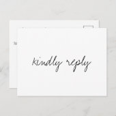 Moderne, einfache UAWG Postkarte (Vorne/Hinten)