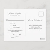 Moderne, einfache UAWG Postkarte (Rückseite)