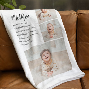 Moderne, einfache und beste Mutter je Bestes Schön Fleecedecke