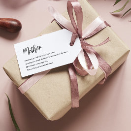 Moderne, einfache und beste Mutter je Bestes Schön Geschenkanhänger