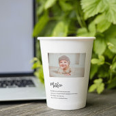 Moderne, einfache und beste Mutter je Bestes Schön Pappbecher