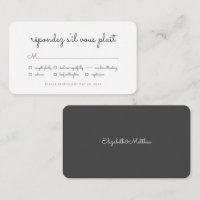 Moderne, einfache und elegante Hochzeitsmahlzeit