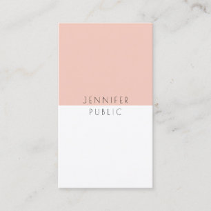 Moderne, einfache und elegante Minimalistische Vor Visitenkarte