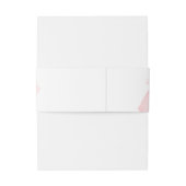 Moderne, einfache und immerwährende Script-Hochzei Einladungsbanderole (Rückseitenbeispiel)