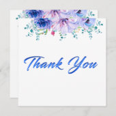 Moderne, einfache und schöne Danksagkarte (Vorne/Hinten)