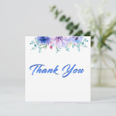 Moderne, einfache und schöne Danksagkarte (Stehend Vorderseite)