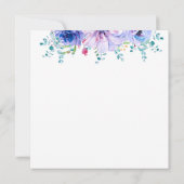 Moderne, einfache und schöne Danksagkarte (Rückseite)