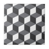 Moderne, einfache urbane Architekturwürfel Fliese (Vorderseite)