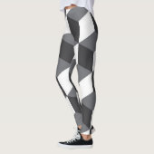 Moderne, einfache urbane Architekturwürfel Leggings (Links)
