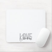 Moderne, einfache, urbane, coole Design Liebe Clev Mousepad (Mit Mouse)
