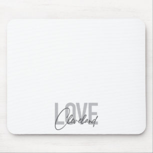 Moderne, einfache, urbane, coole Design Liebe Clev Mousepad