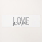 Moderne, einfache, urbane, coole Design-Liebe Geor Yogamatte (Rückseite (Horizontal))