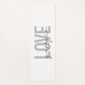 Moderne, einfache, urbane, coole Design-Liebe Geor Yogamatte (Vorderseite)